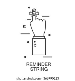 Reminder String. Line Style