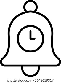 Recordatorio Línea de Vector Icon Design