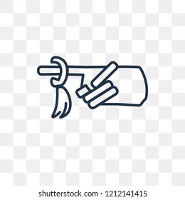 Reminder vector outline icon isolated on transparent background, high quality linear Reminder transparency concept can be used web and mobile
