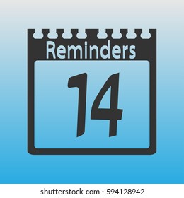 Reminders from the calendar. Number of months.