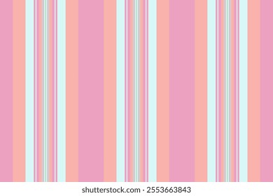 Reminine vertical vector background, mature texture textile lines. Panvas seamless pattern stripe fabric in light and pink colors palette.