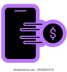 Ícone de Remessa, Negócios, Pagamento, Dinheiro