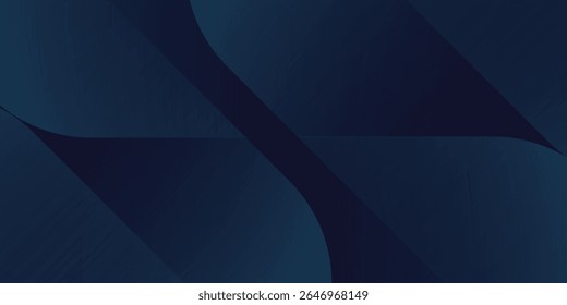 remium blue abstraktes Hintergrundkonzept mit luxuriösen geometrischen dunklen Formen. 
