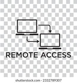 remote access icon , computing icon