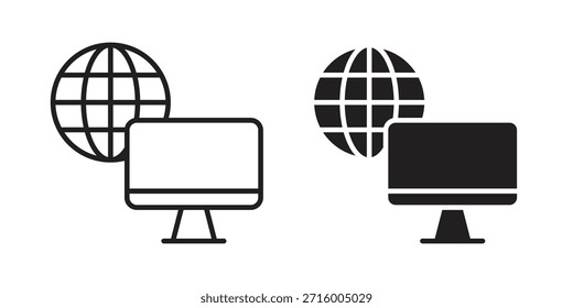 Concepto de icono de acceso remoto para infografía, Sitio web o App.