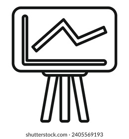 Remote access icon outline vector. Share access system. Choice job