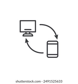 Remote Access icon symbol design collection