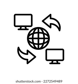 Remote Access icon in vector. Logotype
