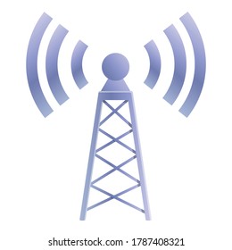 Remote access tower icon. Cartoon of remote access tower vector icon for web design isolated on white background