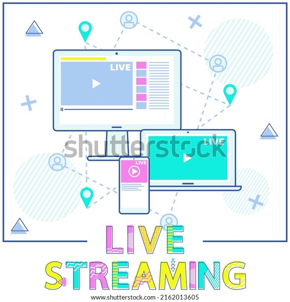 Remote broadcast program for electronic devices.\
Internet video communication with followers and subscribers app.\
Website fo streaming online. Live broadcast, vlog on computer and\
phone screen