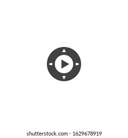 Remote button icon vector flat design