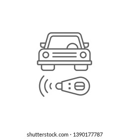 Remote, car icon. Element of auto service icon. Thin line icon for website design and development, app development. Premium icon