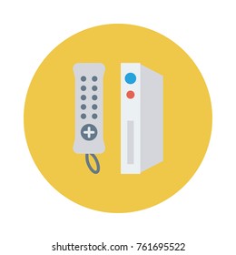 remote circle flat