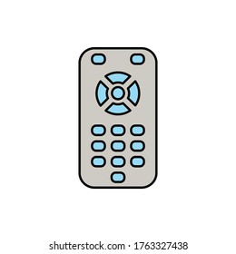 Remote colorful  icon vector illustration. Premium quality flat icon in trendy style.