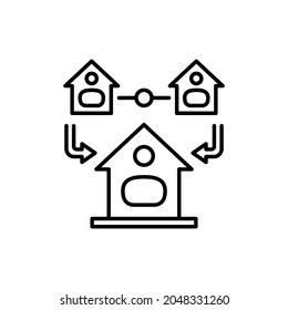 Remote Connection icon in vector. Logotype