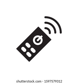 remote contol icon, glyph style design