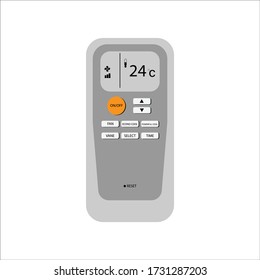 remote control for air condition on white background. icon, vector, illustration