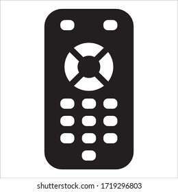 remote control black and white icons. remote vector illustration. 