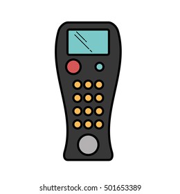 remote control device isolated icon vector illustration design