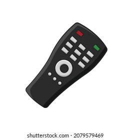 Remote control in drawing style isolated vector. Drawn object illustration for your presentation, teaching materials or others as you want.