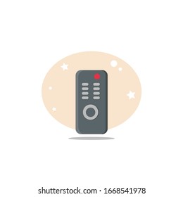 remote control flat icon design element