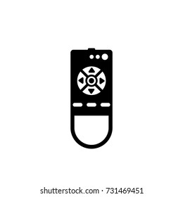 Remote control , icon . black sign design