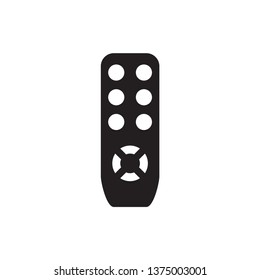 remote control icon design template
