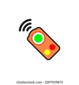 remote control icon design vector templates white on background