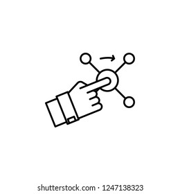 remote control icon. Element of business icon. Premium quality graphic design icon. Signs and symbols collection icon for websites, web design, mobile app