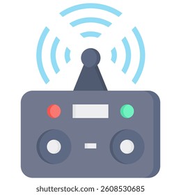 Remote Control Icon Element For Design