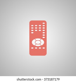 remote control icon. Flat design style eps 10