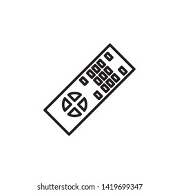 remote control icon, illustration design template