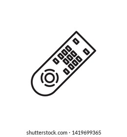 remote control icon, illustration design template