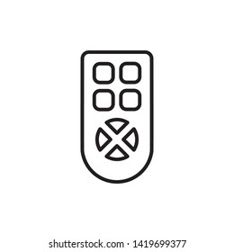 remote control icon, illustration design template