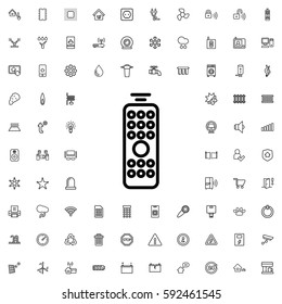 remote control icon illustration isolated vector sign symbol. Smart home icons vector set.