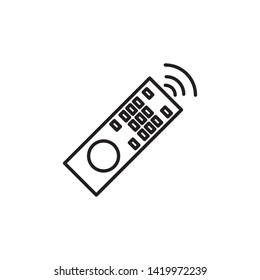 remote control icon, illustration template