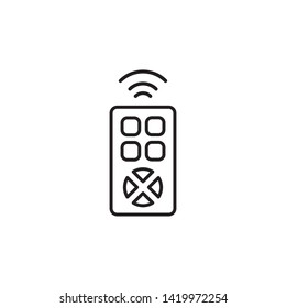 remote control icon, illustration template