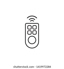 remote control icon, illustration template