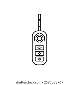 Remote control icon isolated on white background