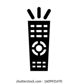 remote control icon isolated sign symbol vector illustration - high quality black style vector icons
