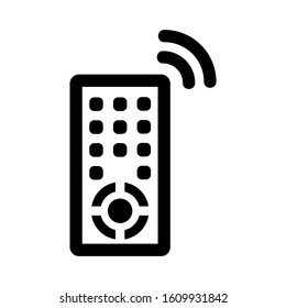 remote control icon isolated sign symbol vector illustration - high quality black style vector icons
