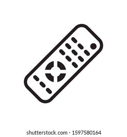 remote control icon, line art design