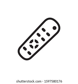 remote control icon, line art design