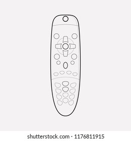 Remote control icon line element. Vector illustration of remote control icon line isolated on clean background for your web mobile app logo design.