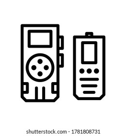 remote control icon or logo isolated sign symbol vector illustration - high quality black style vector icons

