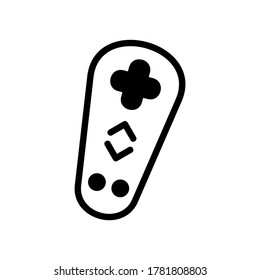 remote control icon or logo isolated sign symbol vector illustration - high quality black style vector icons
