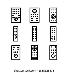 remote control icon or logo isolated sign symbol vector illustration - Collection of high quality black style vector icons
