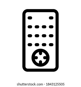 remote control icon or logo isolated sign symbol vector illustration - high quality black style vector icons
