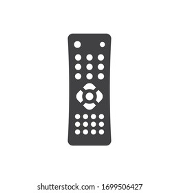 Remote control icon on white background