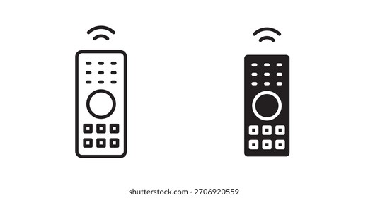 Icono de control remoto, icono de estilo de contorno para Sitio web o App móvil, gráficos de Vector